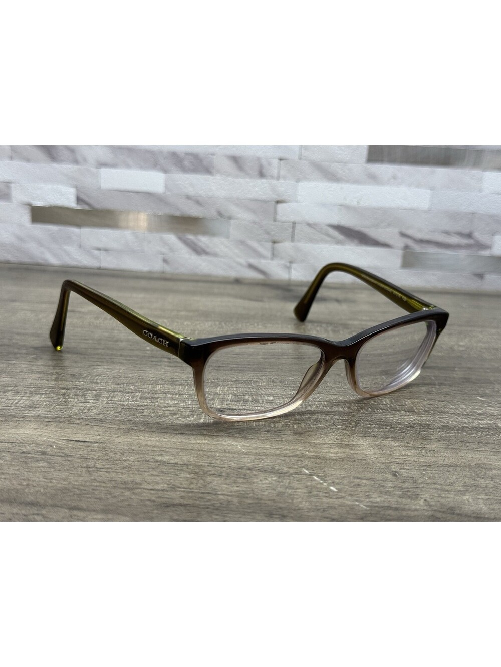 Coach Eyeglasses HC 6089 5400 Olive Brown Gradient 51-16-135 Frames Only